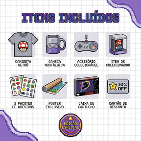 Gift Box 16 Bits Snes Edição Limitada Tecno Jobs