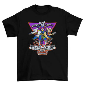 Camiseta Algodão Premium – Biker Mice From Mars – SNES – “Motorcycle Squad”