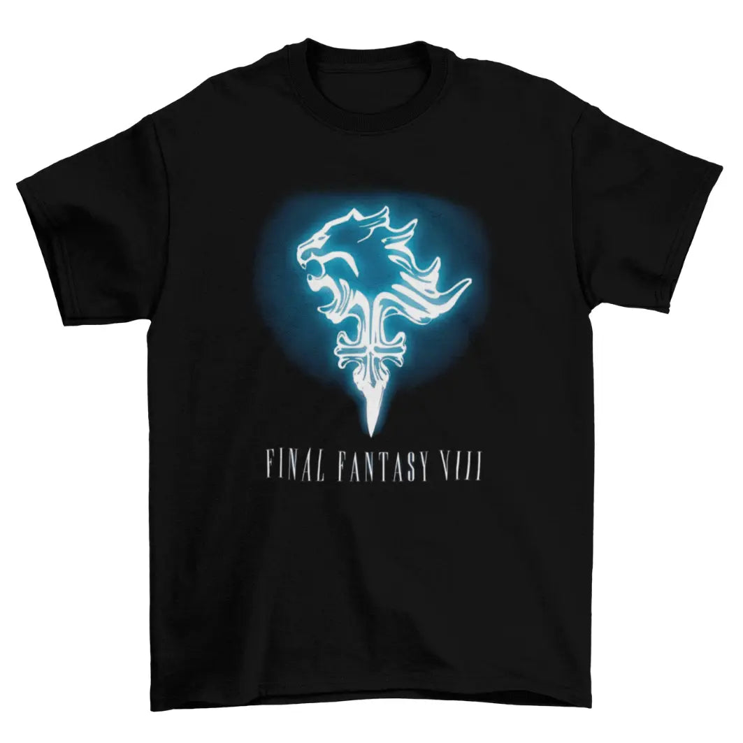 Camiseta Algodão Premium – Final Fantasy VIII – PS1 – “Lionheart Crest”