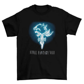 Camiseta Algodão Premium – Final Fantasy VIII – PS1 – “Lionheart Crest”