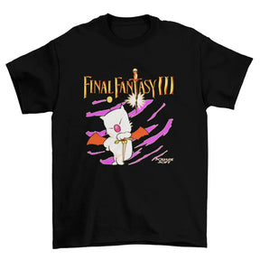 Camiseta Algodão Premium Final Fantasy III – SNES – "Moogle Spellburst"