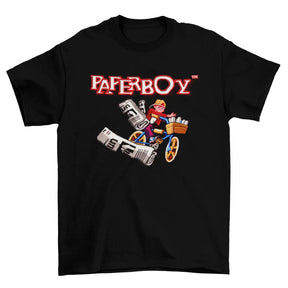 Camiseta Algodão Premium Paperboy – Arcade – "Newspaper Mayhem"