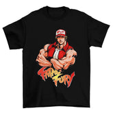 Camiseta Algodão Premium Fatal Fury – Neo Geo – “Terry Bogard Classic Pose”