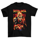 Camiseta Algodão Premium Twisted Metal 2 – PS1 – “Sweet Tooth Inferno Art”