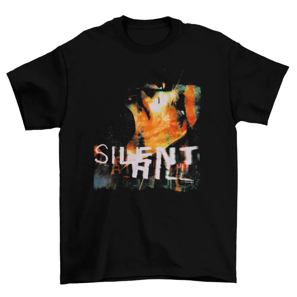 Camiseta Algodão Premium Silent Hill – PlayStation – "Burning Mist Echo"