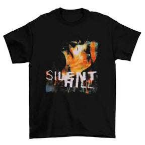 Camiseta Algodão Premium Silent Hill – PlayStation – "Burning Mist Echo"