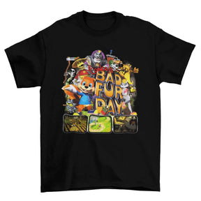 Camiseta Algodão Conker’s Bad Fur Day N64 – Wild Adventure