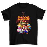 Camiseta Algodão Premium Super Mario RPG – SNES – “Legendary Party Render”