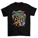 Camiseta Algodão Premium Cadillacs and Dinosaurs – Arcade – “Chaos & Creatures Lineup”