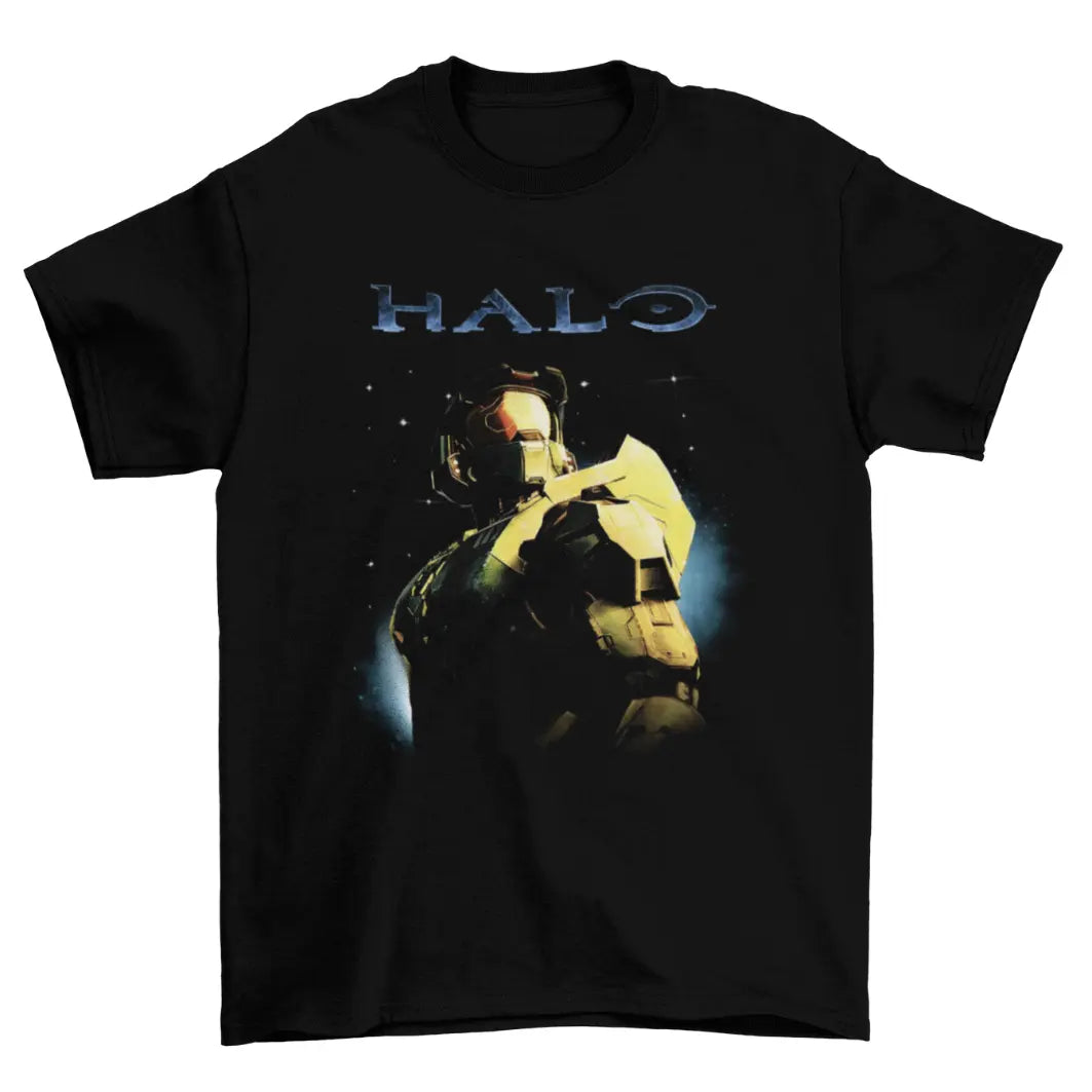 Camiseta Algodão Premium Halo – Xbox – “Master Chief Stargaze”