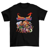 Camiseta Algodão Premium Breath of Fire – SNES – "Hero Party Lineup"