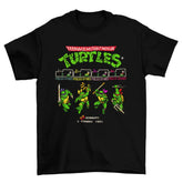 Camiseta Algodão Premium Teenage Mutant Ninja Turtles – Arcade – "Classic Run Crew"