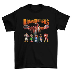 Camiseta Algodão Premium Brawl Brothers – SNES – "Squad Lineup"