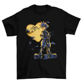 Camiseta Algodão Premium Kingdom Hearts Sora Lua Amarela