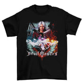 Camiseta Algodão Premium Devil May Cry (PlayStation 2) – Dante Red Coat Twin Pistols
