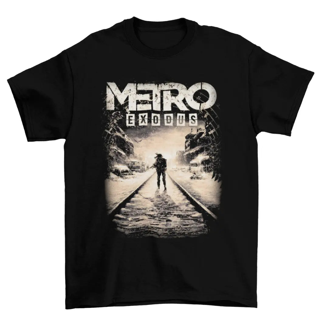 Camiseta Algodão Metro Exodus PS4 – Frozen Tracks