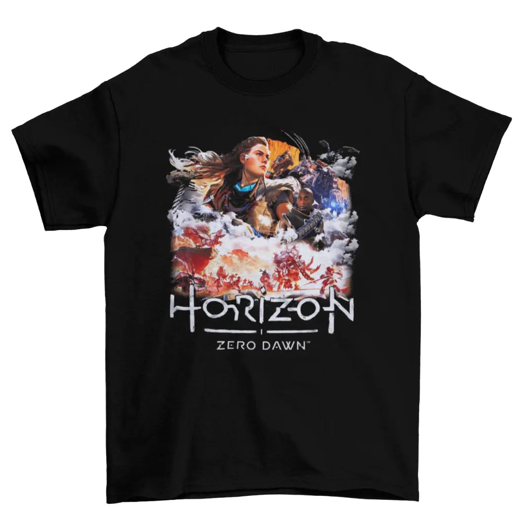 Camiseta Algodão Horizon Zero Dawn PS4 – Aloy Rising