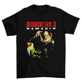 Camiseta Algodão Premium Resident Evil 3: Nemesis – PlayStation – “Nemesis Overhead Threat”