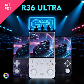 Console Portátil R36 ULTRA RGB Hall Effect Tela Ips 4.0