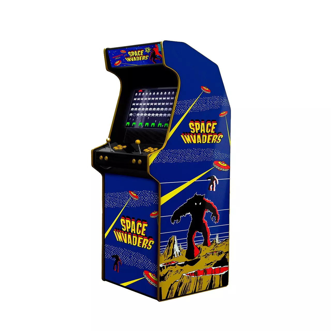 Arcade Fliperama Retrô Space Invaders 7000 Jogos