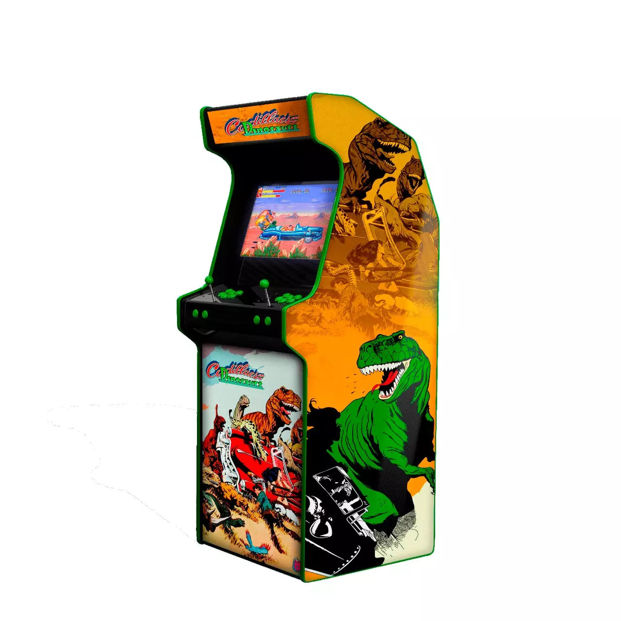 Arcade Fliperama Retrô Cadillacs and Dinosaurs 7000 jogos