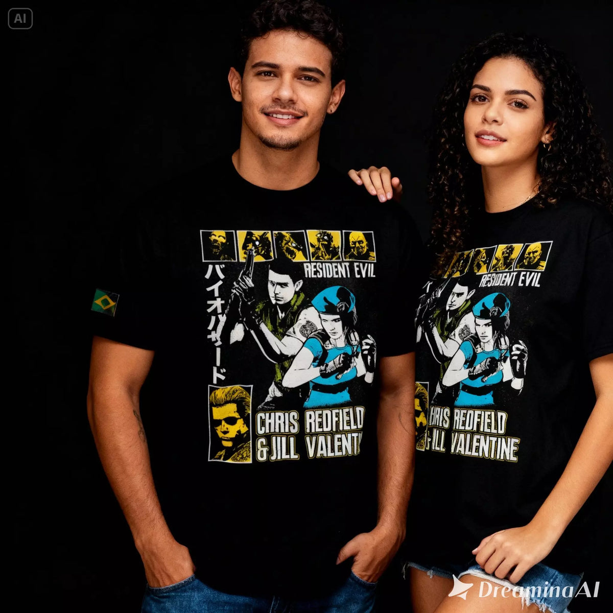 Camiseta Algodão Premium Resident Evil – Clássicos do Caos