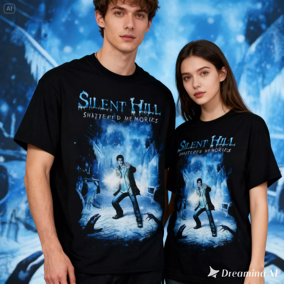 Camiseta Algodão Premium Silent Hill – Shattered Memories Frost