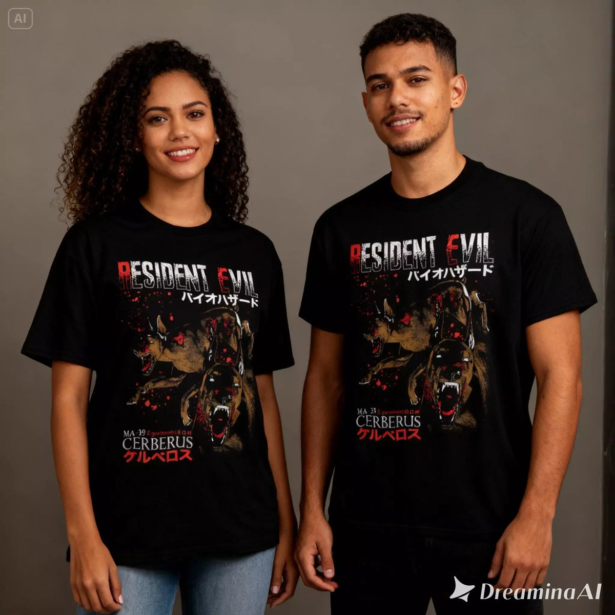 Camiseta Algodão Premium Resident Evil – Cerberus MA-39
