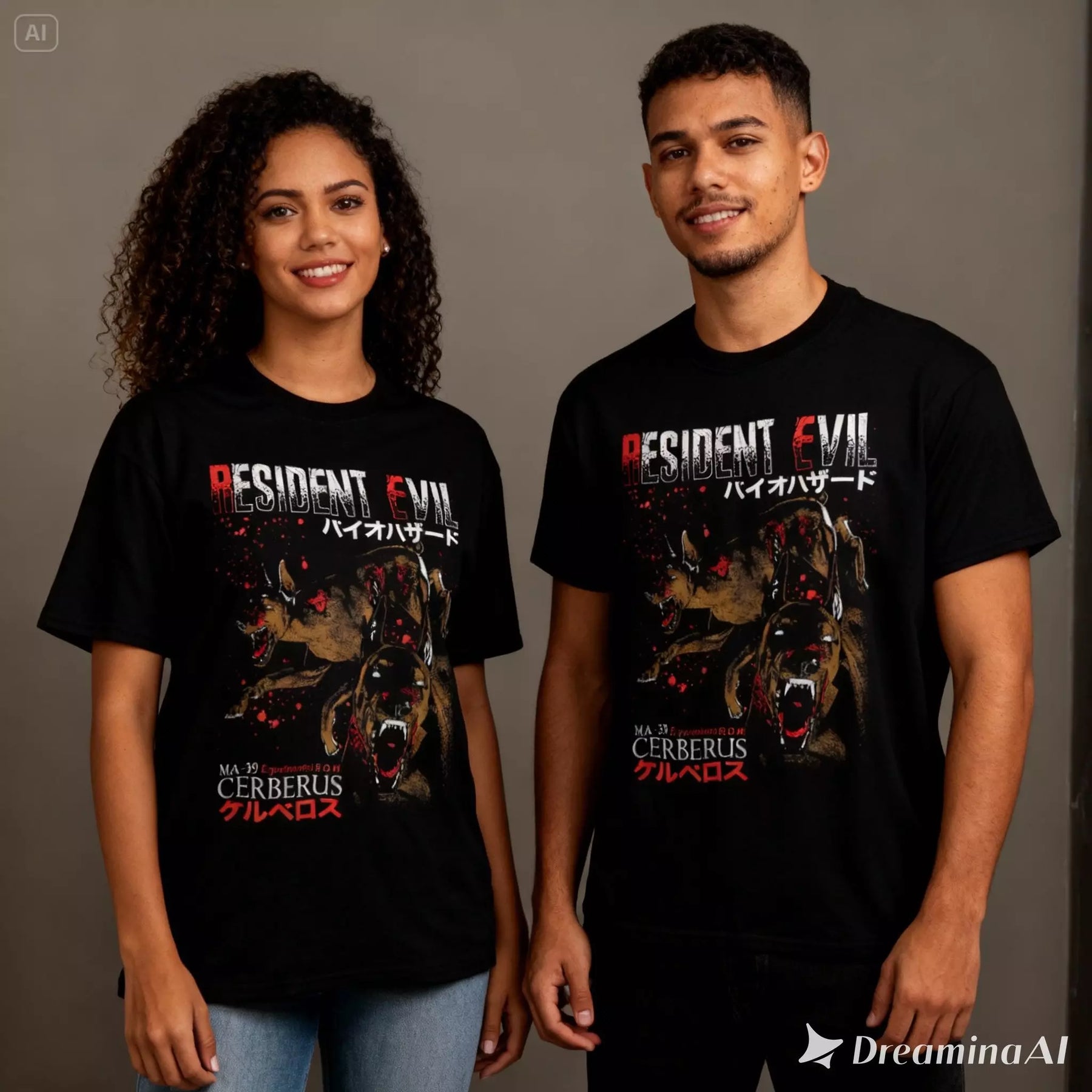 Camiseta Algodão Premium Resident Evil – Cerberus MA-39