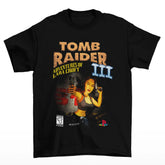 Camiseta Algodão Premium Tomb Raider III – Adventures of Lara Croft (Capa Clássica)