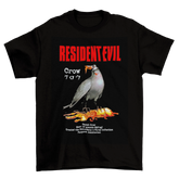 Camiseta Algodão Premium Resident Evil – Crow Infected
