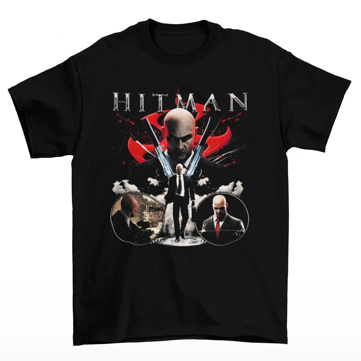 Camiseta Algodão Premium Hitman – Agent 47 Legacy Edition