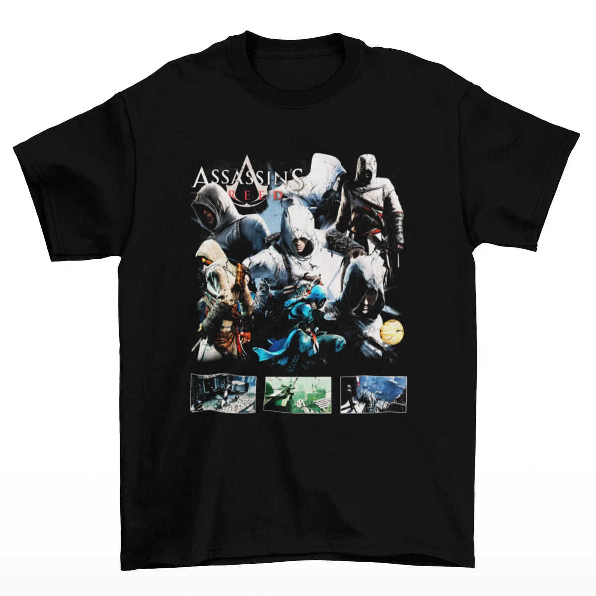 Camiseta Algodão Premium Assassin’s Creed Game Legacy