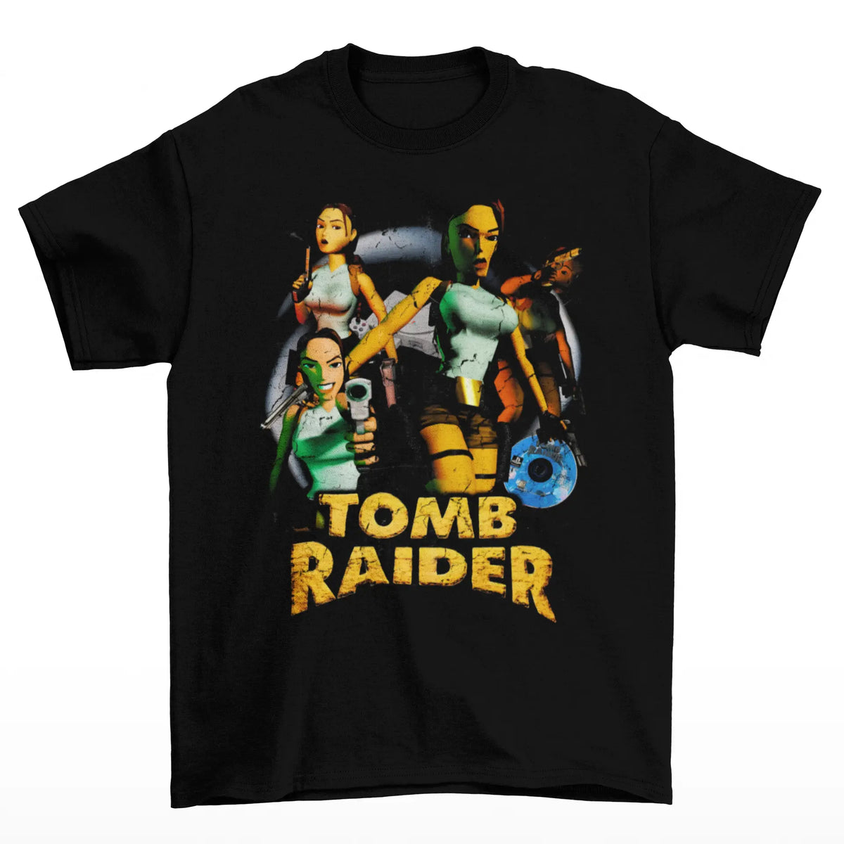 Camiseta Algodão Premium Tomb Raider Game Clássica PS1