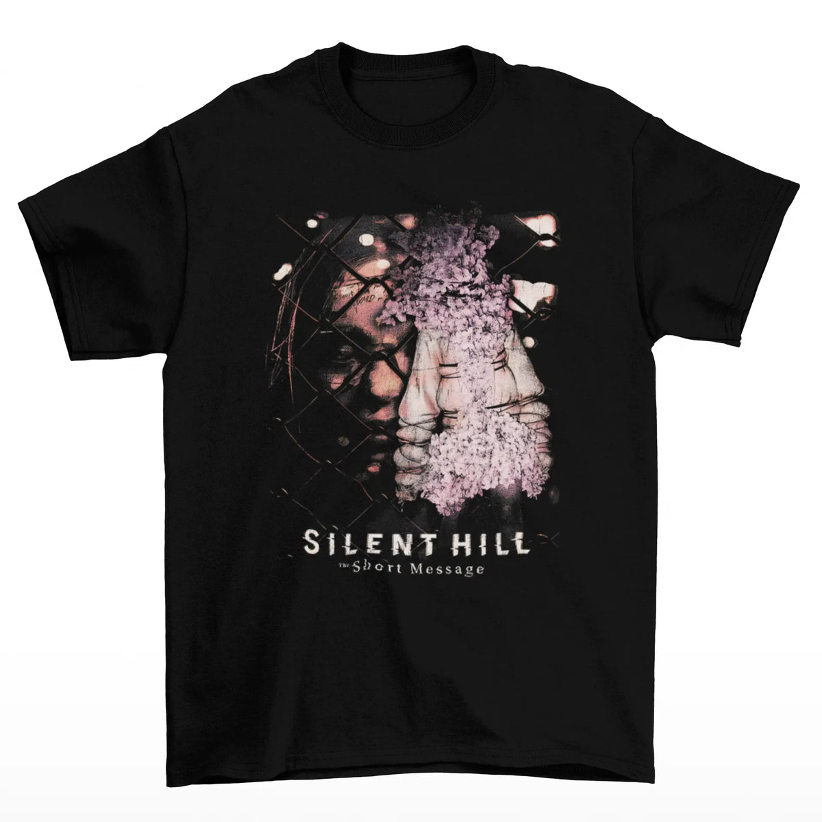 Camiseta Algodão Premium Silent Hill Game Short Message