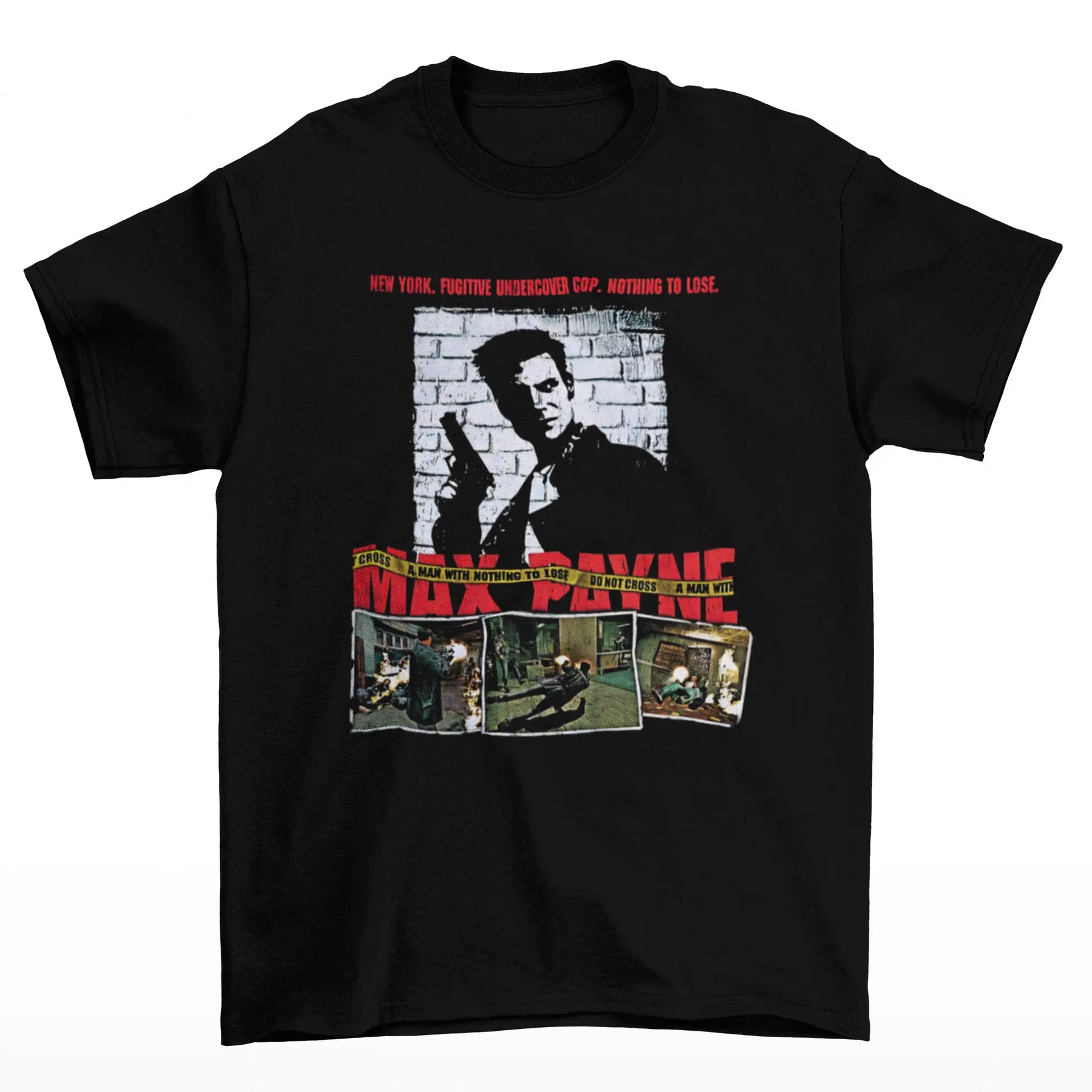 Camiseta Algodão Premium Max Payne Game Noir