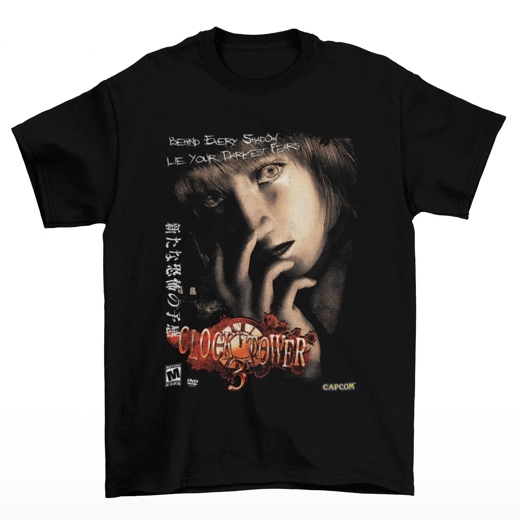 Camiseta Algodão Premium Clock Tower 3 Game Horror Classica