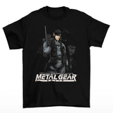 Camiseta Algodão Premium Metal Gear Solid – Solid Snake Classic