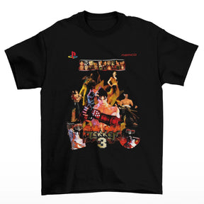 Camiseta Algodão Premium Tekken 3 – Classic Arcade Roster