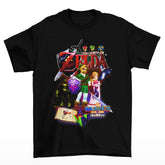Camiseta Algodão Premium Zelda – Ocarina of Time Heroes