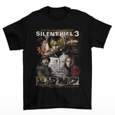 Camiseta Algodão Premium Silent Hill 3 – Collage Heather