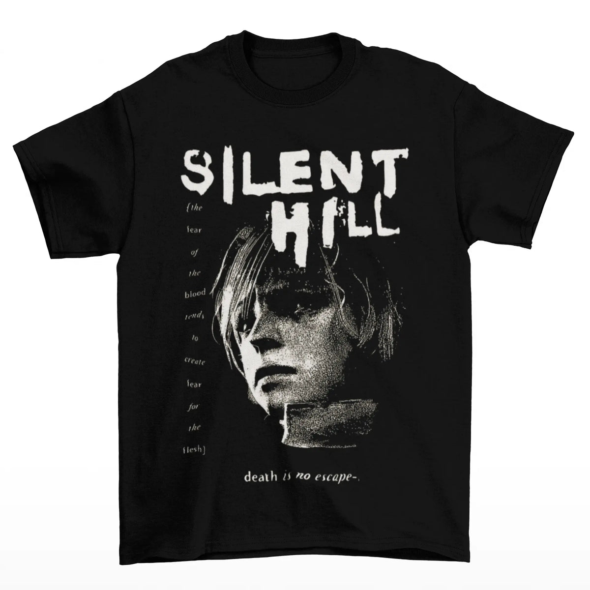 Camiseta Algodão Premium Silent Hill – Death Is No Escape