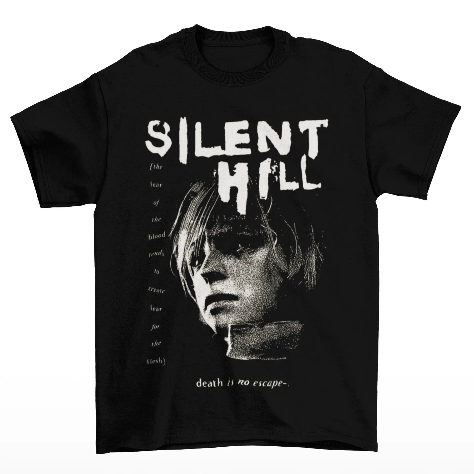 Camiseta Algodão Premium Silent Hill – Death Is No Escape