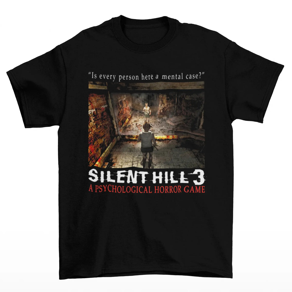 Camiseta Algodão Premium Silent Hill 3 – Psychological Horror