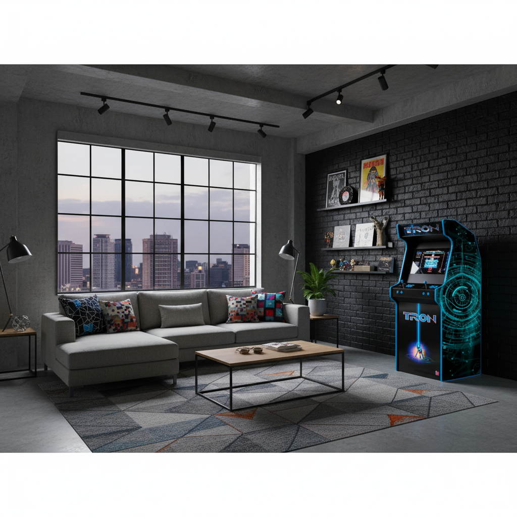 Arcade Fliperama Retrô Tron 7000 jogos