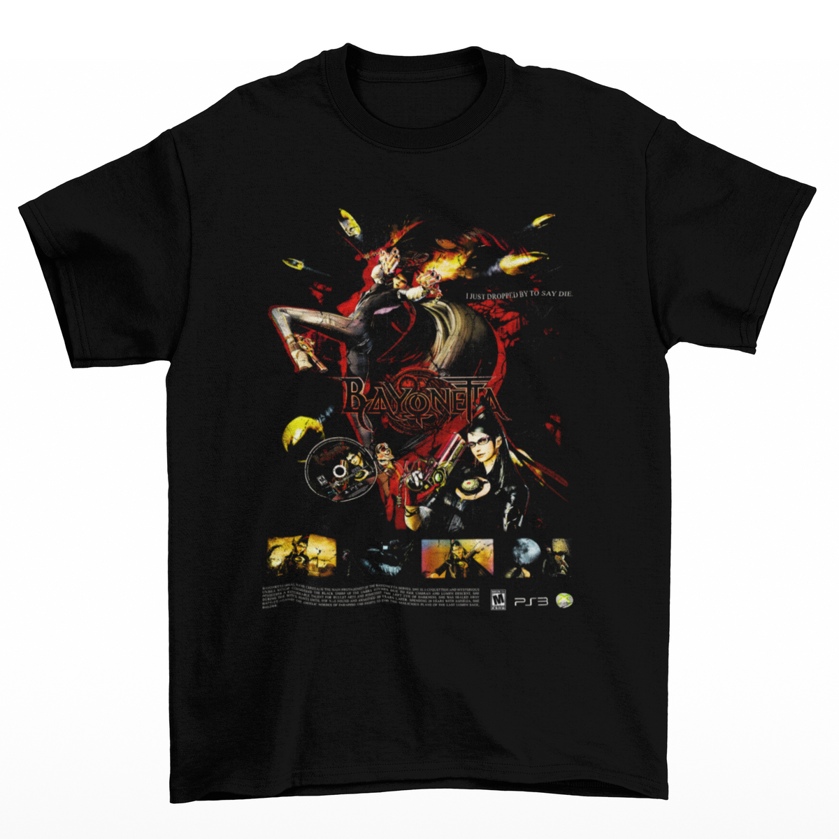 Camiseta Algodão Premium Bayonetta – Witch Time Classic