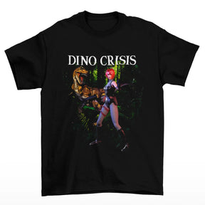 Camiseta Algodão Premium Dino Crisis – Jungle Encounter