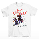 Camiseta Algodão Premium Dino Crisis – PS1 Classic Cover