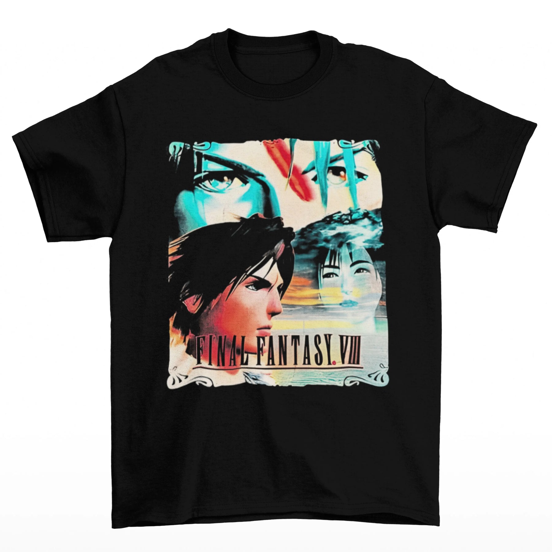 Camiseta Algodão Premium Final Fantasy VIII – Collage Characters