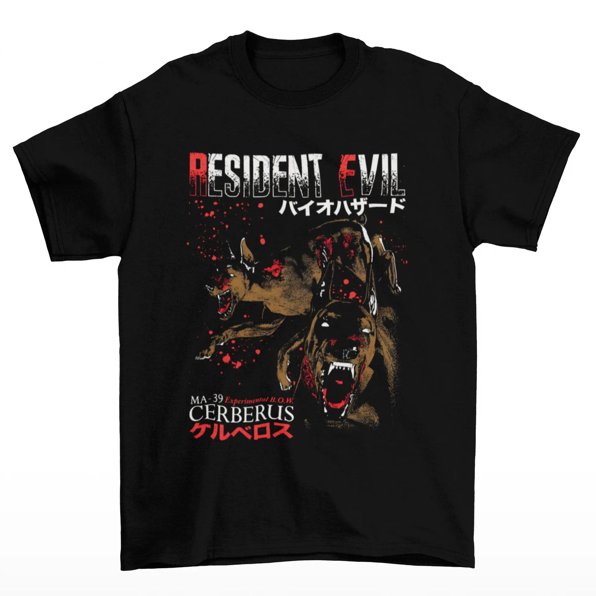Camiseta Algodão Premium Resident Evil – Cerberus MA-39